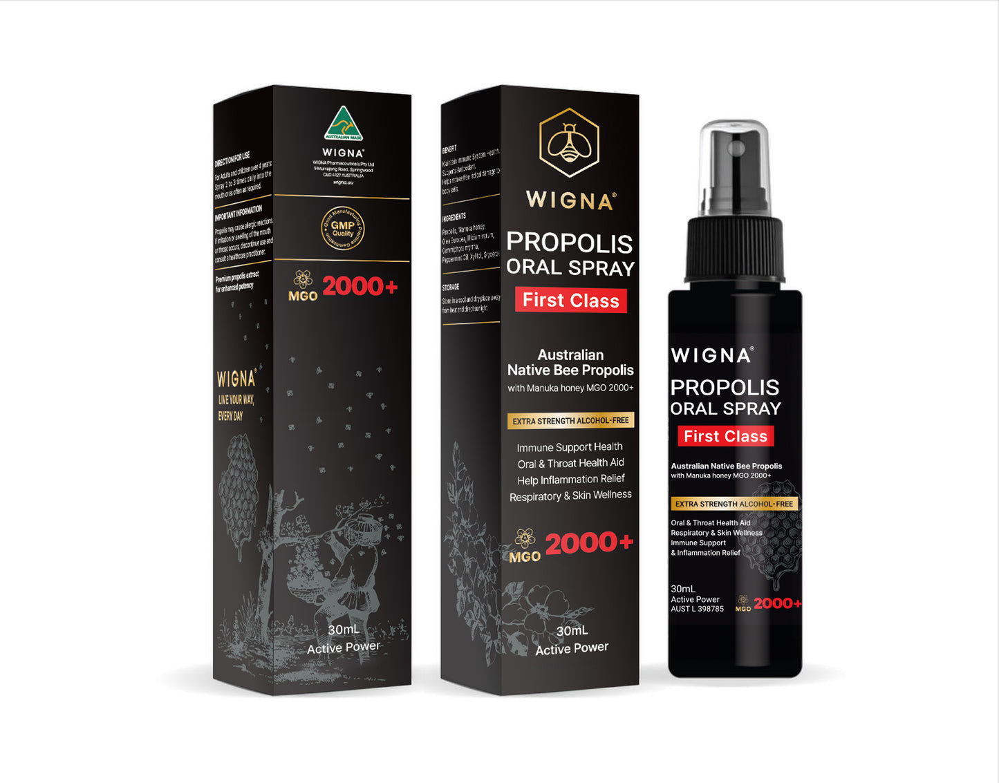 WIGNA Propolis Oral Spray MGO 2000+ 30ml