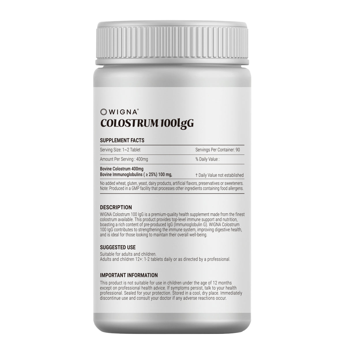WIGNA Premium Colostrum 100 IgG