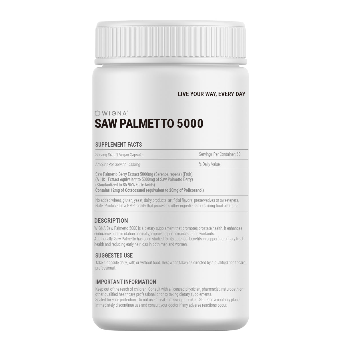WIGNA Saw Palmetto 5000